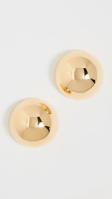 Annika Inez Small Hemisphere Earrings | Thumbnail 2 Annika Inez Small Hemisphere Earrings | Thumbnail 2