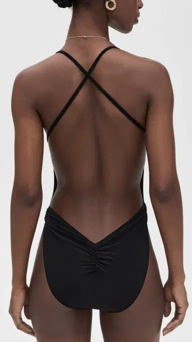 Norma Kamali Butterfly Mio One Piece Black | Thumbnail 3 Norma Kamali Butterfly Mio One Piece Black | Thumbnail 3