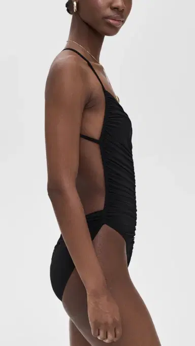 Norma Kamali Butterfly Mio One Piece Black | Thumbnail 4 Norma Kamali Butterfly Mio One Piece Black | Thumbnail 4