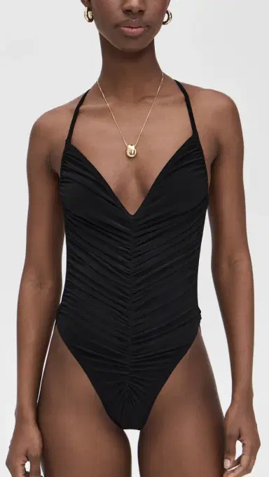 Norma Kamali Butterfly Mio One Piece Black | Thumbnail 5 Norma Kamali Butterfly Mio One Piece Black | Thumbnail 5