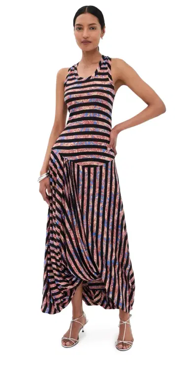 Proenza Schouler Nour Printed Tissue Jersey Dress | Thumbnail 1 Proenza Schouler Nour Printed Tissue Jersey Dress | Thumbnail 1
