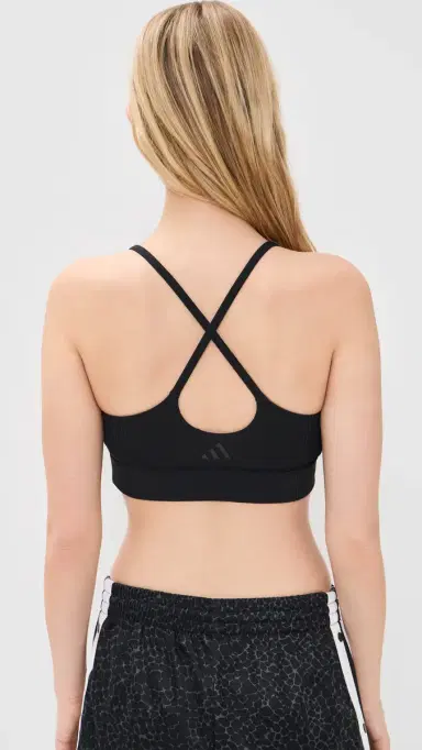 Adidas All Me Light Support Rib Bra Black M | Thumbnail 4 Adidas All Me Light Support Rib Bra Black M | Thumbnail 4