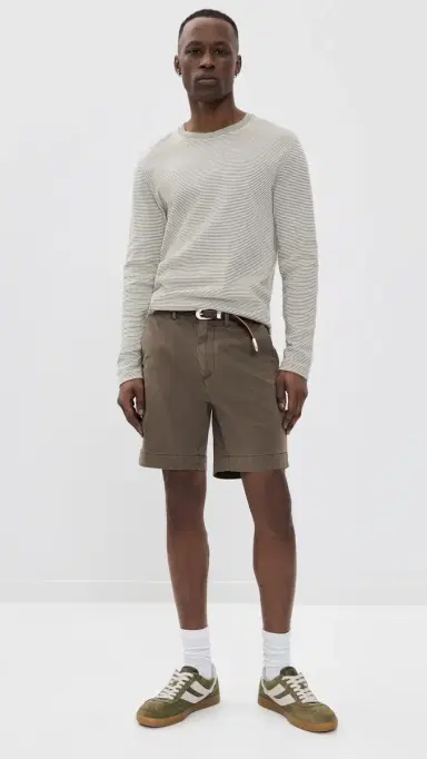 AG Archie Straight Trouser Shorts 7.5 Sulfur Soft Mushroom | Thumbnail 5 AG Archie Straight Trouser Shorts 7.5 Sulfur Soft Mushroom | Thumbnail 5