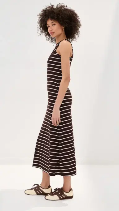 State & Lake loane Dress Chocolate/Off White | Thumbnail 4 State & Lake loane Dress Chocolate/Off White | Thumbnail 4