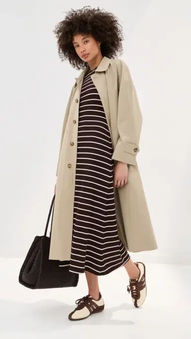 State & Lake loane Dress Chocolate/Off White | Thumbnail 5 State & Lake loane Dress Chocolate/Off White | Thumbnail 5