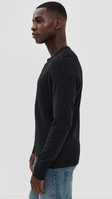 REIGNING CHAMP 1x1 lub lim Henley Black | Thumbnail 4 REIGNING CHAMP 1x1 lub lim Henley Black | Thumbnail 4