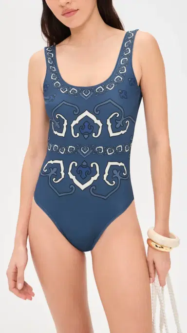 Sea Blaise Print One Piece Navy S | Thumbnail 5 Sea Blaise Print One Piece Navy S | Thumbnail 5