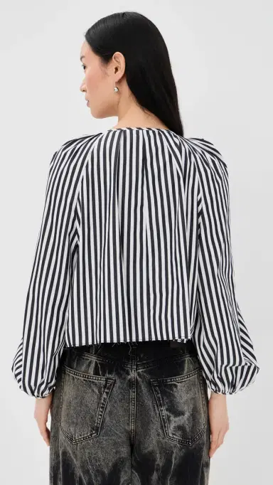 Nackiyé Grand Bazaar Mini Top B/W Stripe | Thumbnail 3 Nackiyé Grand Bazaar Mini Top B/W Stripe | Thumbnail 3