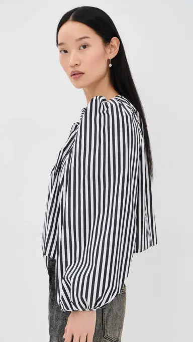 Nackiyé Grand Bazaar Mini Top B/W Stripe | Thumbnail 4 Nackiyé Grand Bazaar Mini Top B/W Stripe | Thumbnail 4