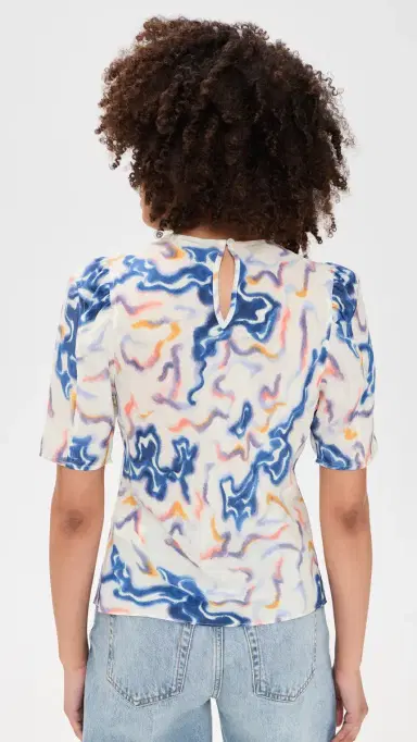 Ulla Johnson Corine Silk Top | Thumbnail 3 Ulla Johnson Corine Silk Top | Thumbnail 3