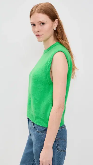 American Vintage Vitow Sweater Vest Jardin Chine | Thumbnail 4 American Vintage Vitow Sweater Vest Jardin Chine | Thumbnail 4