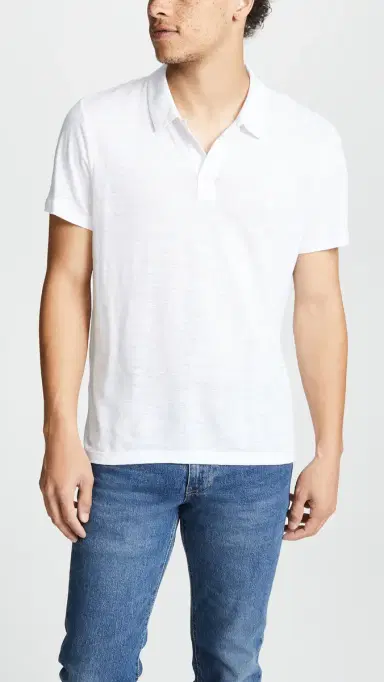 Vilebrequin Linen Pyramid Polo Shirt White | Thumbnail 2 Vilebrequin Linen Pyramid Polo Shirt White | Thumbnail 2