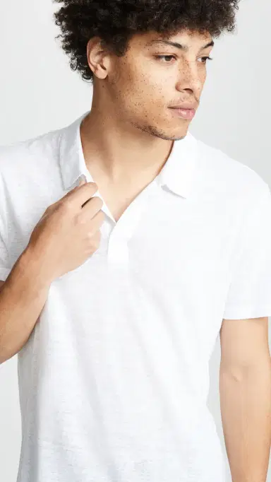 Vilebrequin Linen Pyramid Polo Shirt White | Thumbnail 6 Vilebrequin Linen Pyramid Polo Shirt White | Thumbnail 6