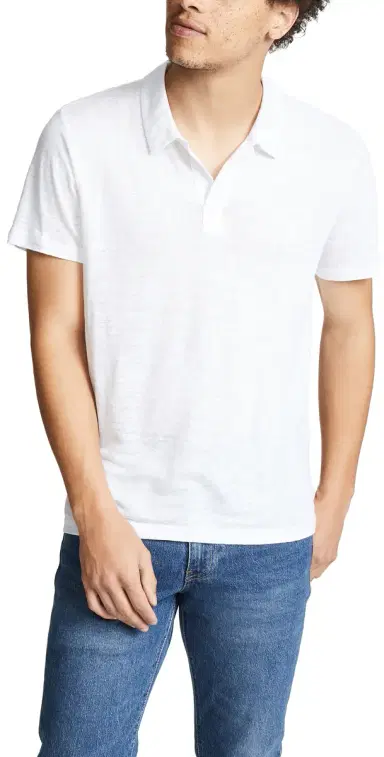 Vilebrequin Linen Pyramid Polo Shirt White | Thumbnail 1 Vilebrequin Linen Pyramid Polo Shirt White | Thumbnail 1
