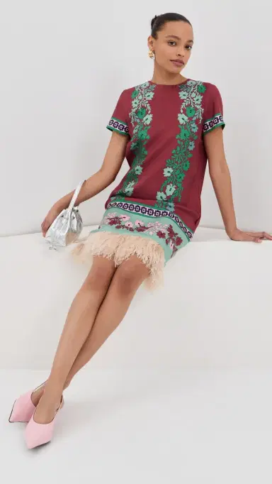 La DoubleJ Mini wing Dress with Feathers Regalia Placee | Thumbnail 5 La DoubleJ Mini wing Dress with Feathers Regalia Placee | Thumbnail 5
