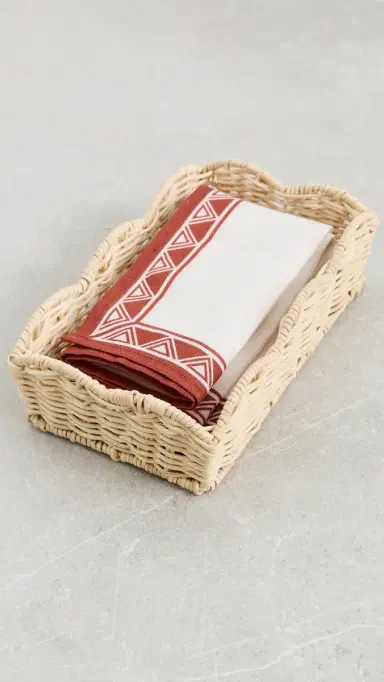 Weezie Rattan Tray Natural One Size | Thumbnail 3 Weezie Rattan Tray Natural One Size | Thumbnail 3