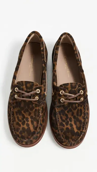 Gianvito Rossi Vandée Suede Flats Leopard Print | Thumbnail 5 Gianvito Rossi Vandée Suede Flats Leopard Print | Thumbnail 5