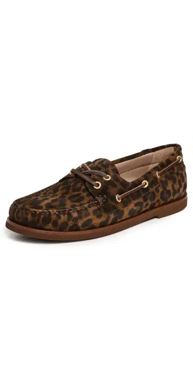 Gianvito Rossi Vandée Suede Flats Leopard Print | Thumbnail 1 Gianvito Rossi Vandée Suede Flats Leopard Print | Thumbnail 1