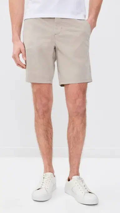 PAIGE Phillips Stretch Sateen Shorts 8.5 Fresh Oyster | Thumbnail 2 PAIGE Phillips Stretch Sateen Shorts 8.5 Fresh Oyster | Thumbnail 2