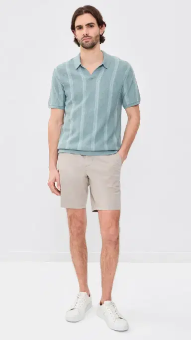PAIGE Phillips Stretch Sateen Shorts 8.5 Fresh Oyster | Thumbnail 5 PAIGE Phillips Stretch Sateen Shorts 8.5 Fresh Oyster | Thumbnail 5