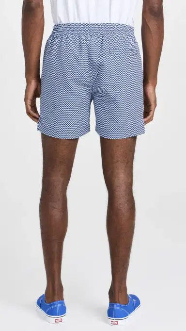 Frescobol Carioca Copacabana Classic Swim Shorts 5 Navy Blue | Thumbnail 3 Frescobol Carioca Copacabana Classic Swim Shorts 5 Navy Blue | Thumbnail 3