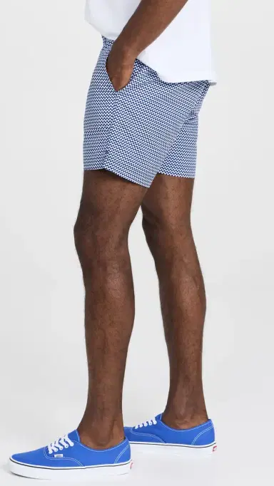 Frescobol Carioca Copacabana Classic Swim Shorts 5 Navy Blue | Thumbnail 4 Frescobol Carioca Copacabana Classic Swim Shorts 5 Navy Blue | Thumbnail 4