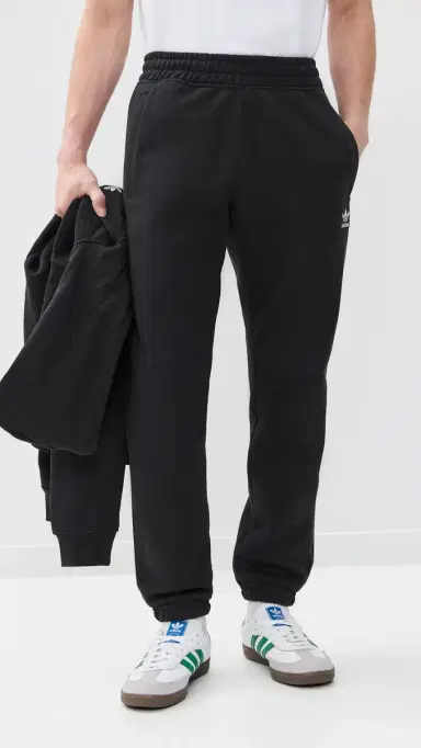 Adidas Trefoil Essentials Pants Black S | Thumbnail 2 Adidas Trefoil Essentials Pants Black S | Thumbnail 2
