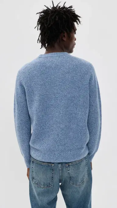 Alex Mill Jordan Sweater In Washed Cashmere Marled tonewash | Thumbnail 3 Alex Mill Jordan Sweater In Washed Cashmere Marled tonewash | Thumbnail 3