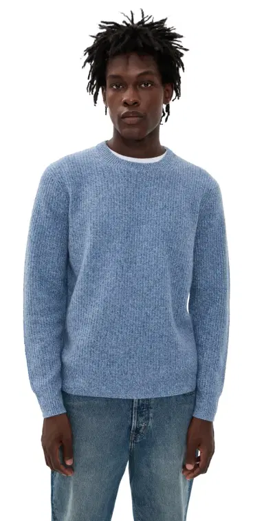 Alex Mill Jordan Sweater In Washed Cashmere Marled tonewash | Thumbnail 1 Alex Mill Jordan Sweater In Washed Cashmere Marled tonewash | Thumbnail 1