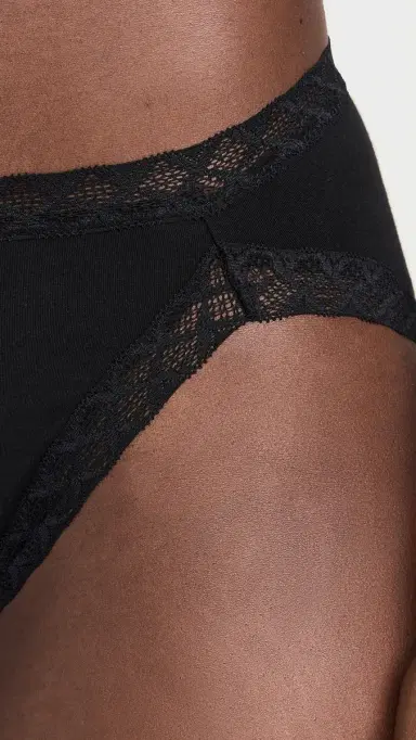 Natori Bliss French Cut Panties 6 Pack Black L | Thumbnail 6 Natori Bliss French Cut Panties 6 Pack Black L | Thumbnail 6