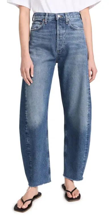 AGOLDE Luna High Rise Curved Taper Jeans | Thumbnail 1 AGOLDE Luna High Rise Curved Taper Jeans | Thumbnail 1