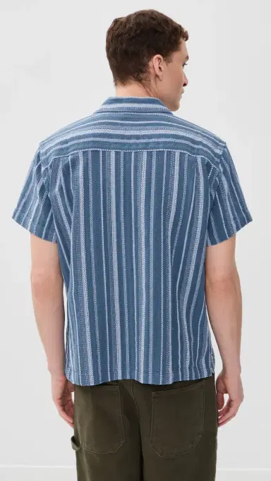 Obey Hugh Camp Shirt Dull Blue ulti | Thumbnail 3 Obey Hugh Camp Shirt Dull Blue ulti | Thumbnail 3