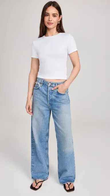 Joe's Jeans The Baby Tee Optic White | Thumbnail 5 Joe's Jeans The Baby Tee Optic White | Thumbnail 5