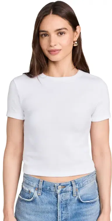 Joe's Jeans The Baby Tee Optic White | Thumbnail 1 Joe's Jeans The Baby Tee Optic White | Thumbnail 1