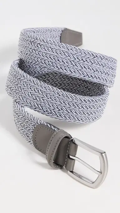 Anderson's Nylon Woven Belt Grey 020 32 | Thumbnail 4 Anderson's Nylon Woven Belt Grey 020 32 | Thumbnail 4
