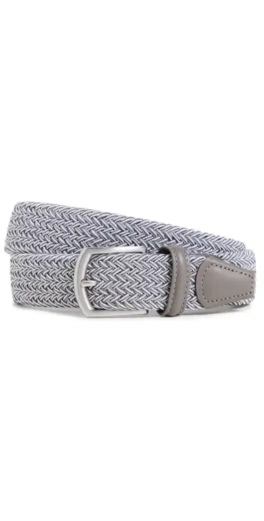 Anderson's Nylon Woven Belt Grey 020 32 | Thumbnail 1 Anderson's Nylon Woven Belt Grey 020 32 | Thumbnail 1
