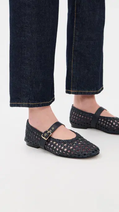 Madewell Remy Grommet Mary Jane Flats Craftsman Blue 5 | Thumbnail 3 Madewell Remy Grommet Mary Jane Flats Craftsman Blue 5 | Thumbnail 3