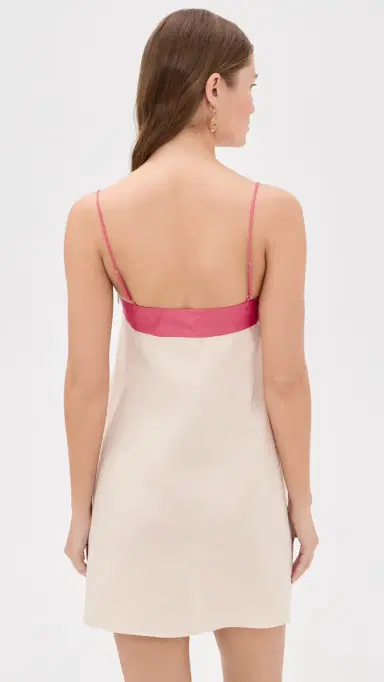 STAUD Laura Linen Mini Dress Blush Canyon | Thumbnail 3 STAUD Laura Linen Mini Dress Blush Canyon | Thumbnail 3
