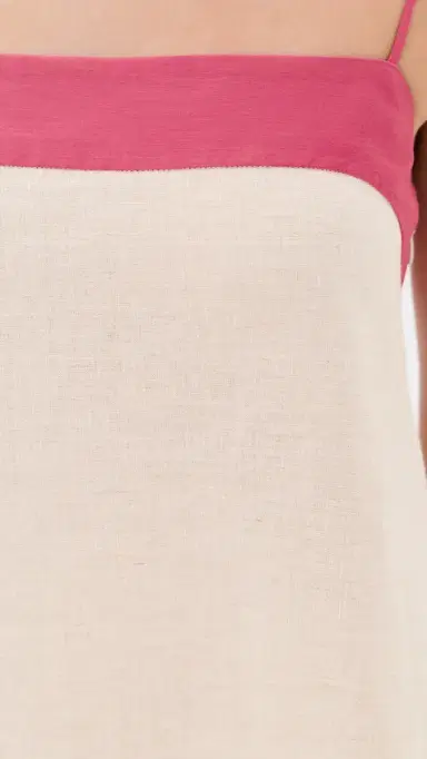 STAUD Laura Linen Mini Dress Blush Canyon | Thumbnail 6 STAUD Laura Linen Mini Dress Blush Canyon | Thumbnail 6