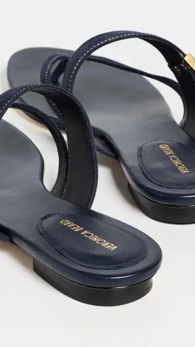 Veronica Beard Salva Dash Sandals Navy 5 | Thumbnail 4 Veronica Beard Salva Dash Sandals Navy 5 | Thumbnail 4