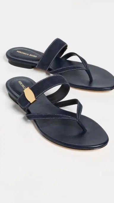Veronica Beard Salva Dash Sandals Navy 5 | Thumbnail 5 Veronica Beard Salva Dash Sandals Navy 5 | Thumbnail 5