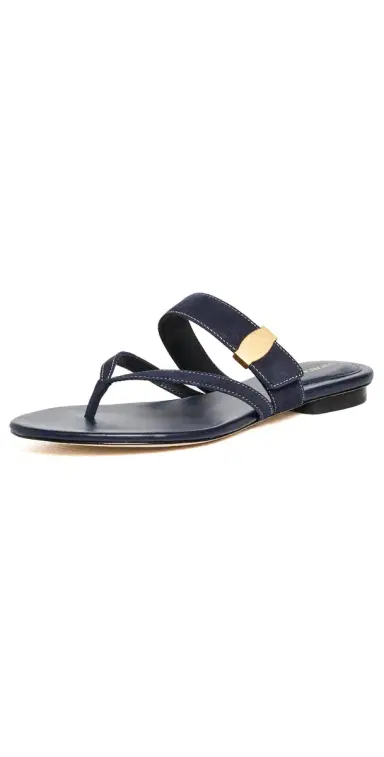 Veronica Beard Salva Dash Sandals Navy 5 | Thumbnail 1 Veronica Beard Salva Dash Sandals Navy 5 | Thumbnail 1