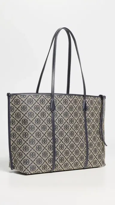 Tory Burch Perry T Monogram Tote Tory Navy | Thumbnail 4 Tory Burch Perry T Monogram Tote Tory Navy | Thumbnail 4