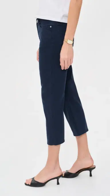 DL1961 Kristy Capri High Rise Pants Bright Navy | Thumbnail 4 DL1961 Kristy Capri High Rise Pants Bright Navy | Thumbnail 4