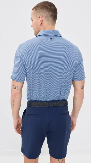 Greyson Saranac Striped Polo Falcon/Wolf Blue | Thumbnail 3 Greyson Saranac Striped Polo Falcon/Wolf Blue | Thumbnail 3