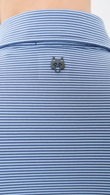 Greyson Saranac Striped Polo Falcon/Wolf Blue | Thumbnail 6 Greyson Saranac Striped Polo Falcon/Wolf Blue | Thumbnail 6