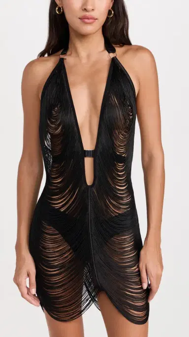 Thistle and Spire Fringe Benefits Slip Black M/L | Thumbnail 2 Thistle and Spire Fringe Benefits Slip Black M/L | Thumbnail 2