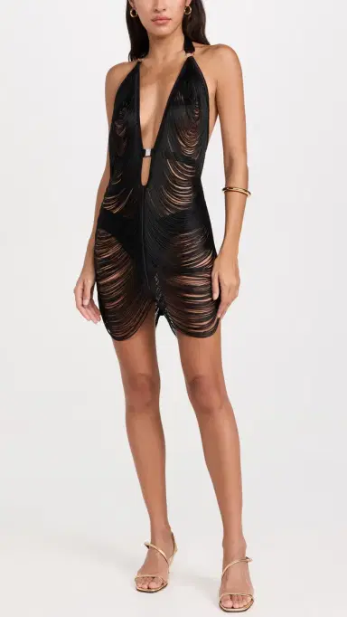 Thistle and Spire Fringe Benefits Slip Black M/L | Thumbnail 5 Thistle and Spire Fringe Benefits Slip Black M/L | Thumbnail 5