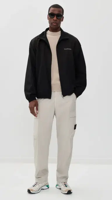 Stone Island Lightweight Stretch Cotton Cargo Trousers Pearl Grey | Thumbnail 5 Stone Island Lightweight Stretch Cotton Cargo Trousers Pearl Grey | Thumbnail 5
