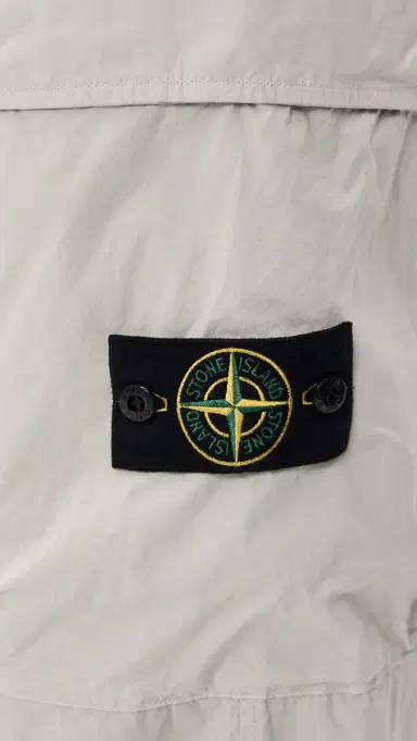 Stone Island Lightweight Stretch Cotton Cargo Trousers Pearl Grey | Thumbnail 6 Stone Island Lightweight Stretch Cotton Cargo Trousers Pearl Grey | Thumbnail 6